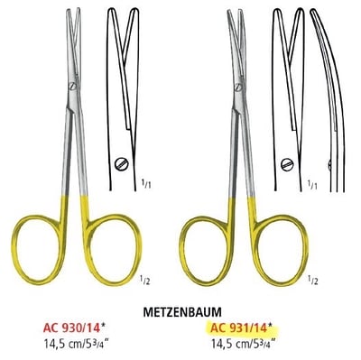 METZENBAUM/METZENBAUM-DELIC./METZENBAUM-DELICATE SCS TUC STR/CVD BL/BL  For veterinary use7